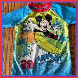 🔵Disney® Mickey Mouse Swim Shirt 4T🔵